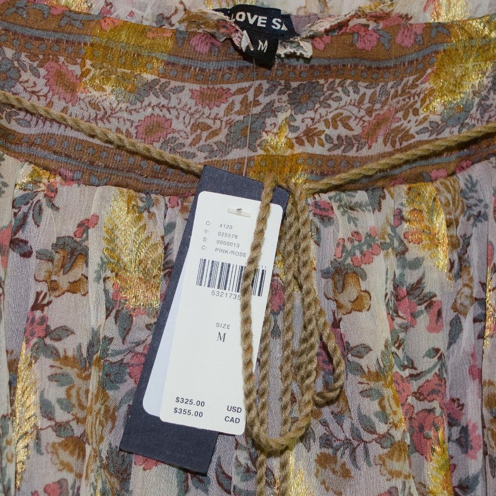 New Boho Anthropologie Harvest Midi Skirt by Love Sam Size M - Picture 4 of 7